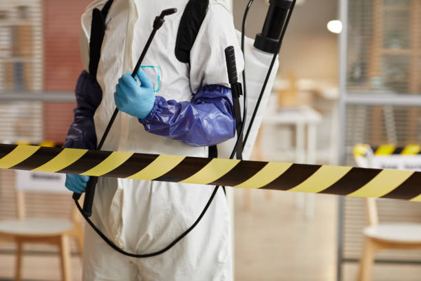 Professional Biohazard Cleanup technician working in Glenwood, GA